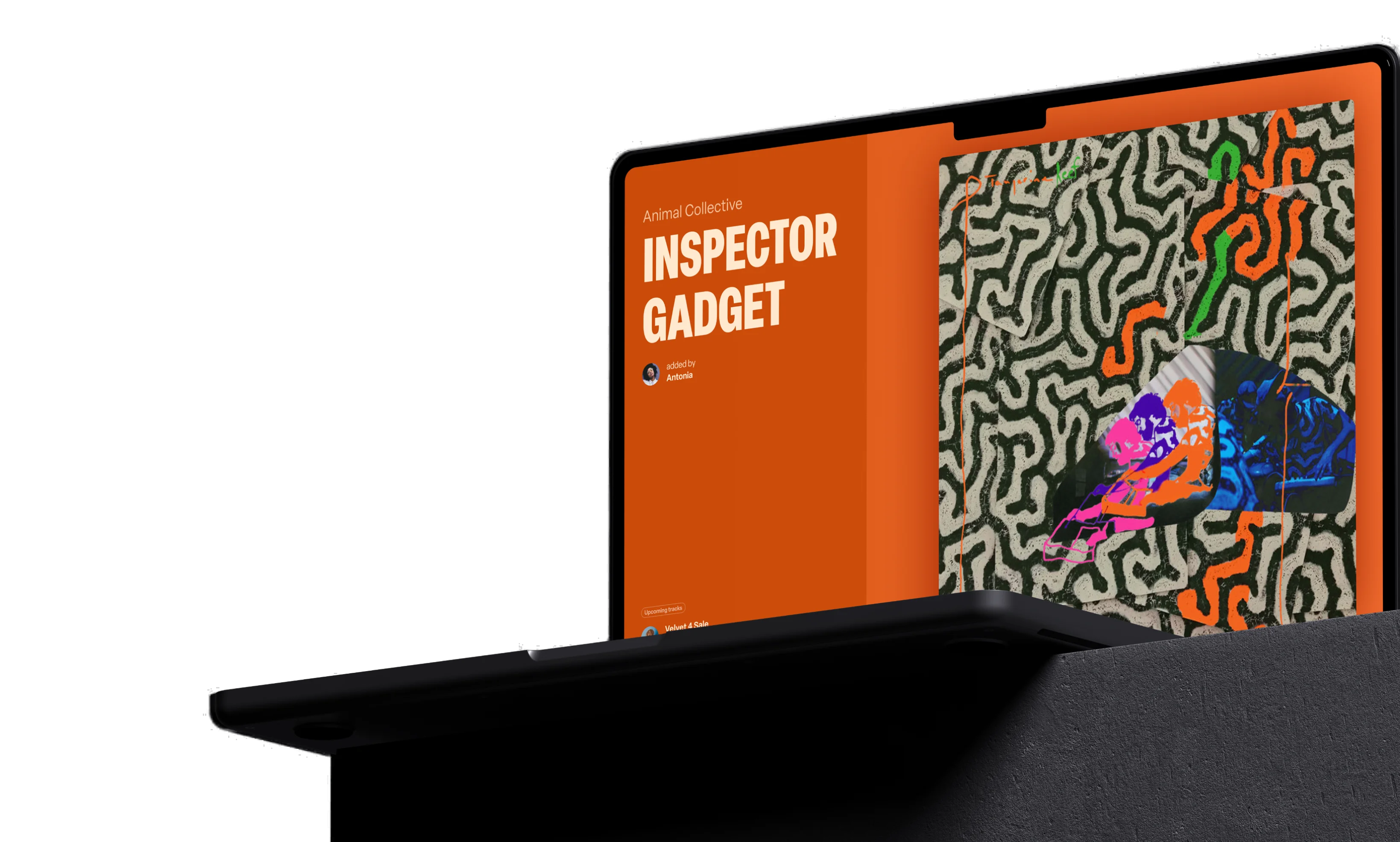 Hang the DJ on a laptop